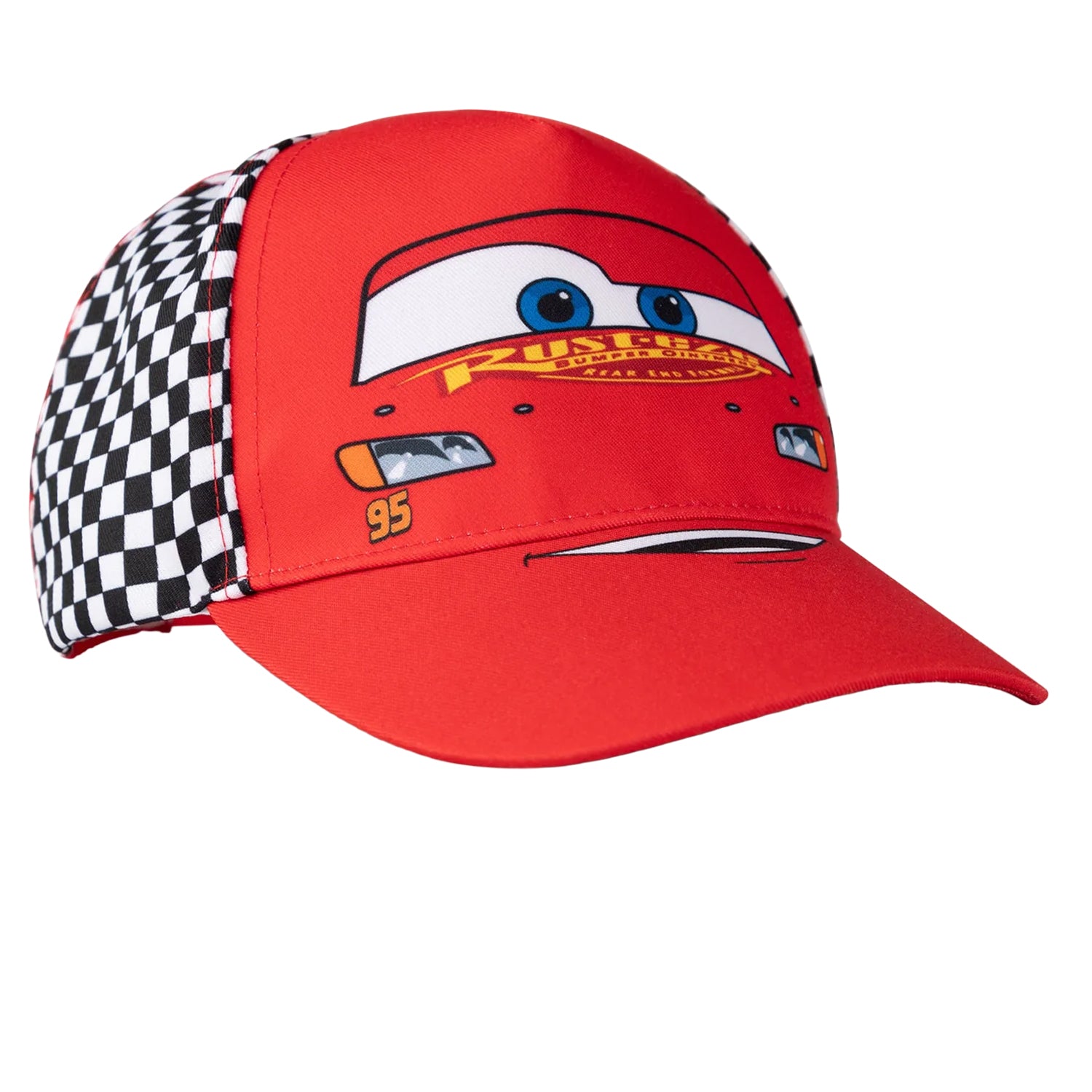 Red - Side - Cars Boys Lightning McQueen Baseball Cap