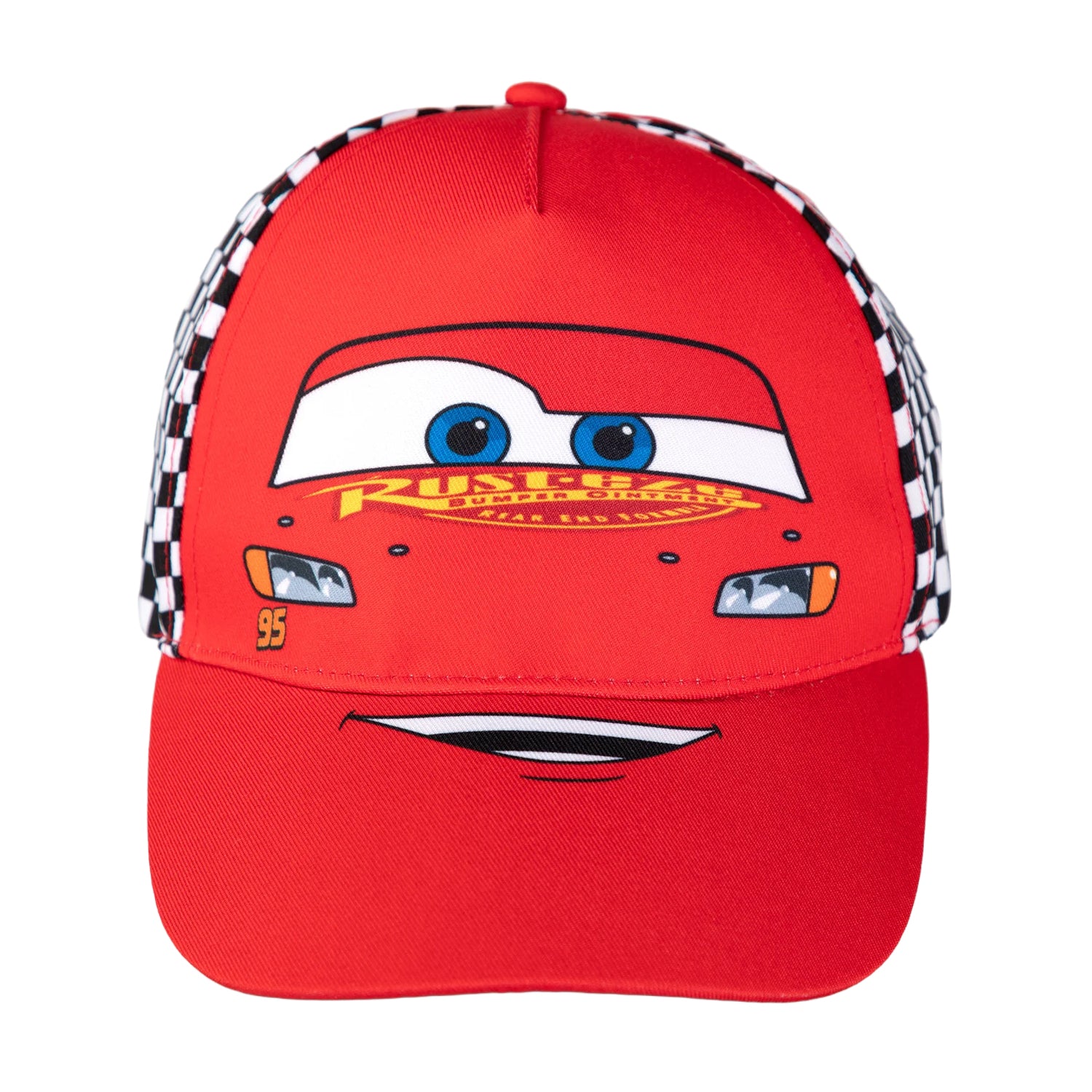 Red - Front - Cars Boys Lightning McQueen Baseball Cap