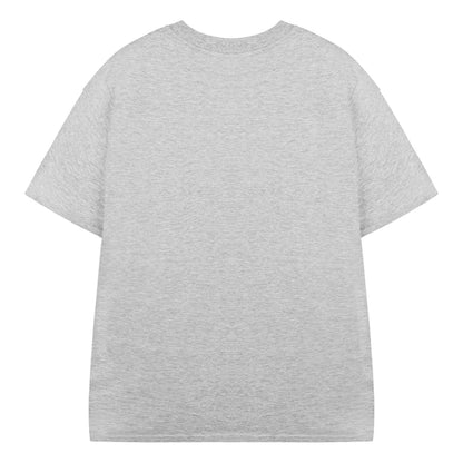 Grey - Back - Charlie and The Chocolate Factory Childrens-Kids Roald Dahl Short-Sleeved T-Shirt