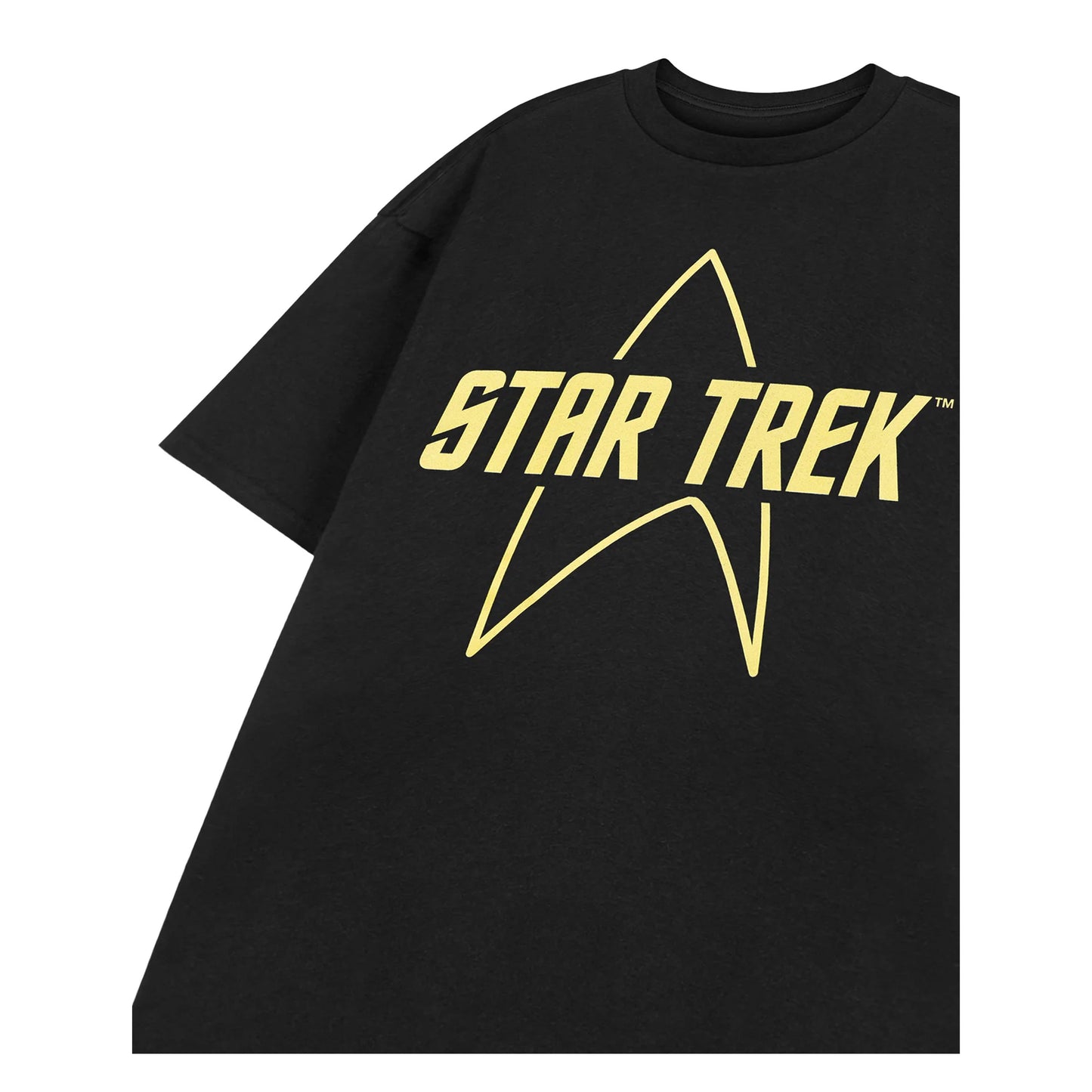 Black - Side - Star Trek Mens Logo Short-Sleeved T-Shirt