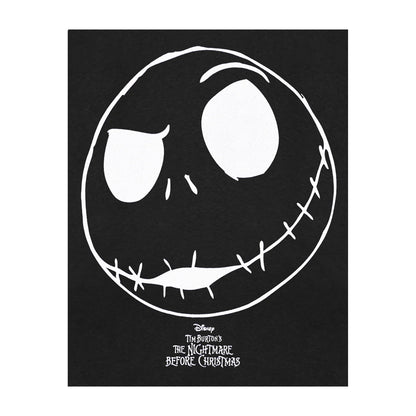 Black - Side - The Nightmare Before Christmas Childrens-Kids Jack Skellington Short-Sleeved T-Shirt