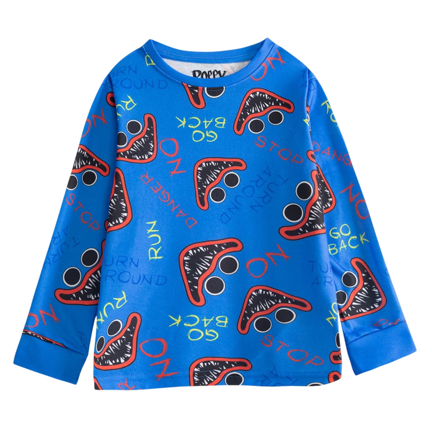 Navy-Royal Blue - Back - Poppy Playtime Boys Character Long Pyjama Set (Pack of 2)