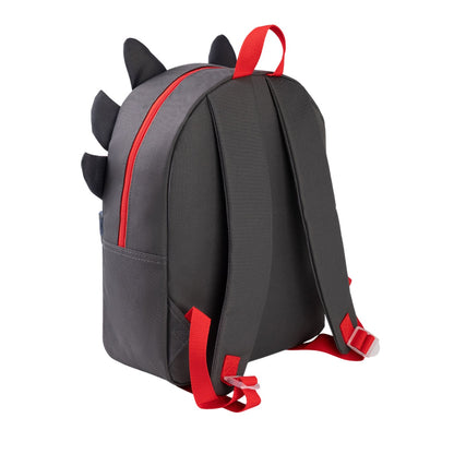 Grey - Back - Sonic The Hedgehog Childrens-Kids Shadow Backpack