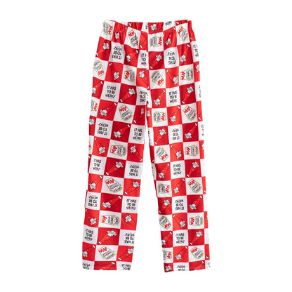 Red - Back - Heinz Mens Ketchup Lounge Pants