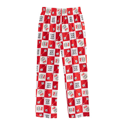 Red - Front - Heinz Mens Ketchup Lounge Pants