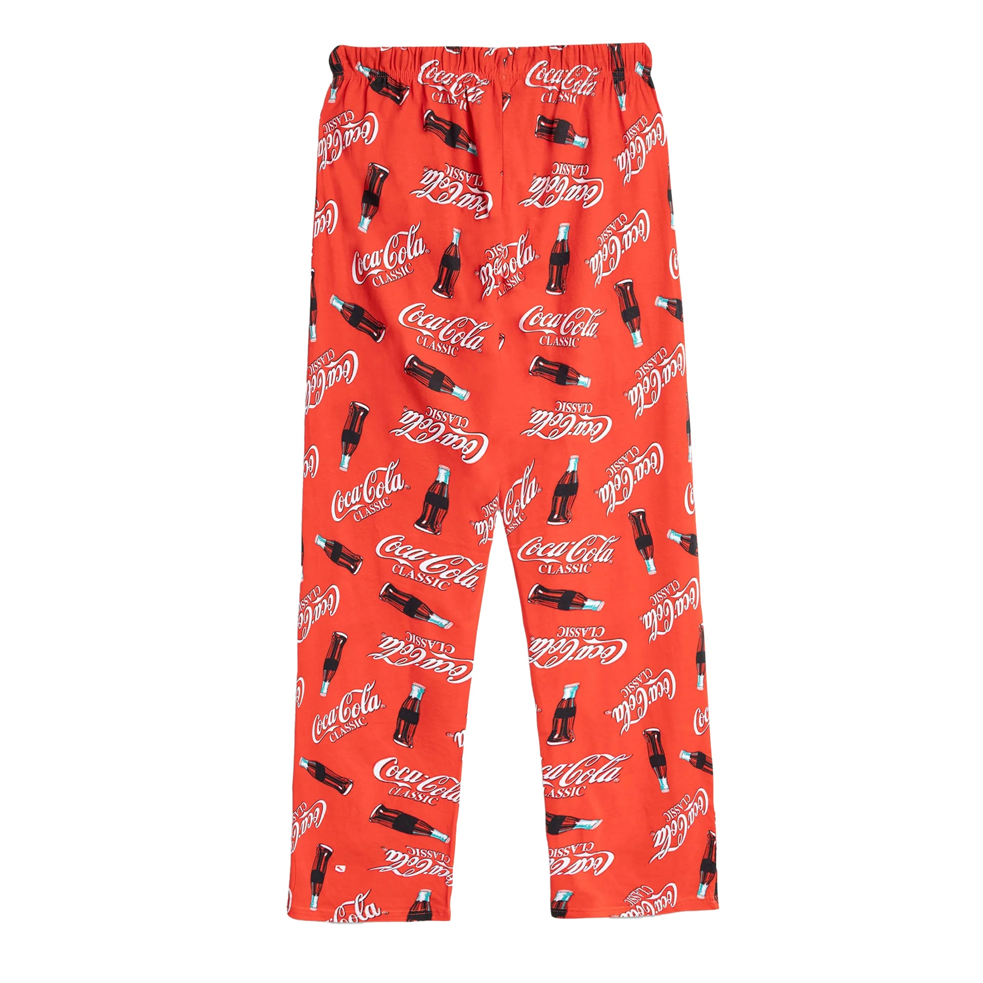 Red - Back - Coca-Cola Mens Printed Lounge Pants
