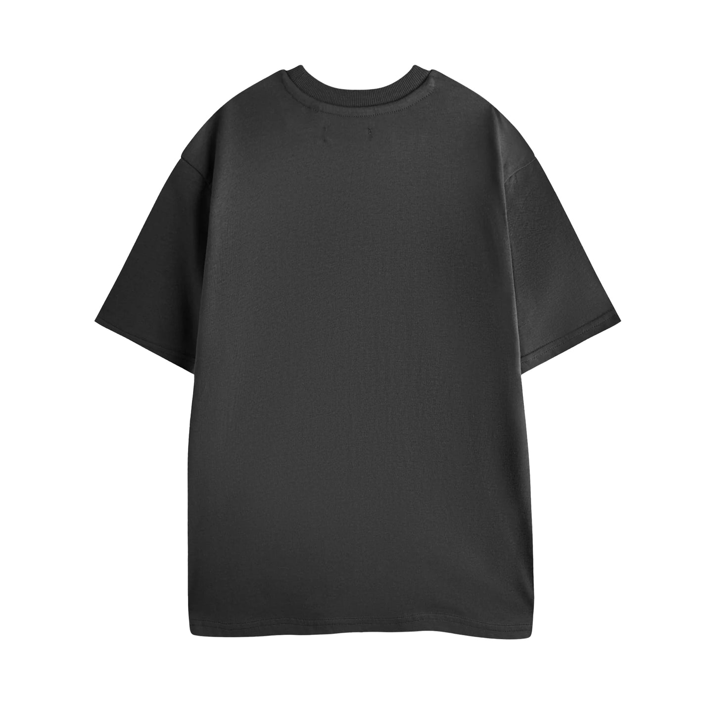 Grey - Back - Pingu Unisex Adult Retro Short-Sleeved T-Shirt