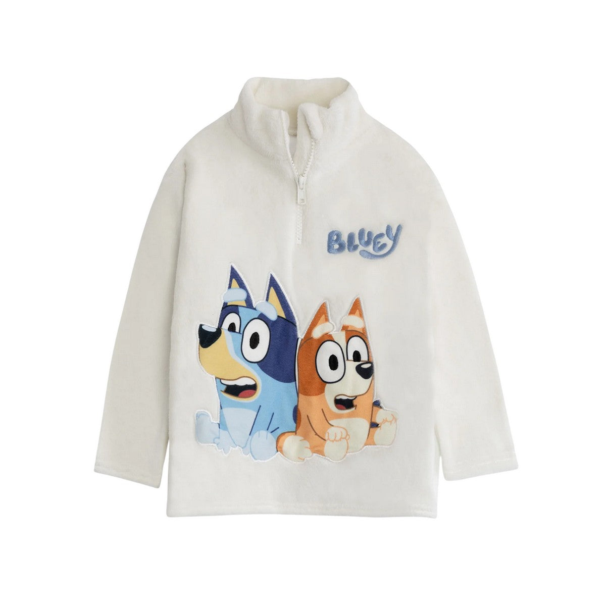 Blue - Back - Bluey Boys Character Long Pyjama Set