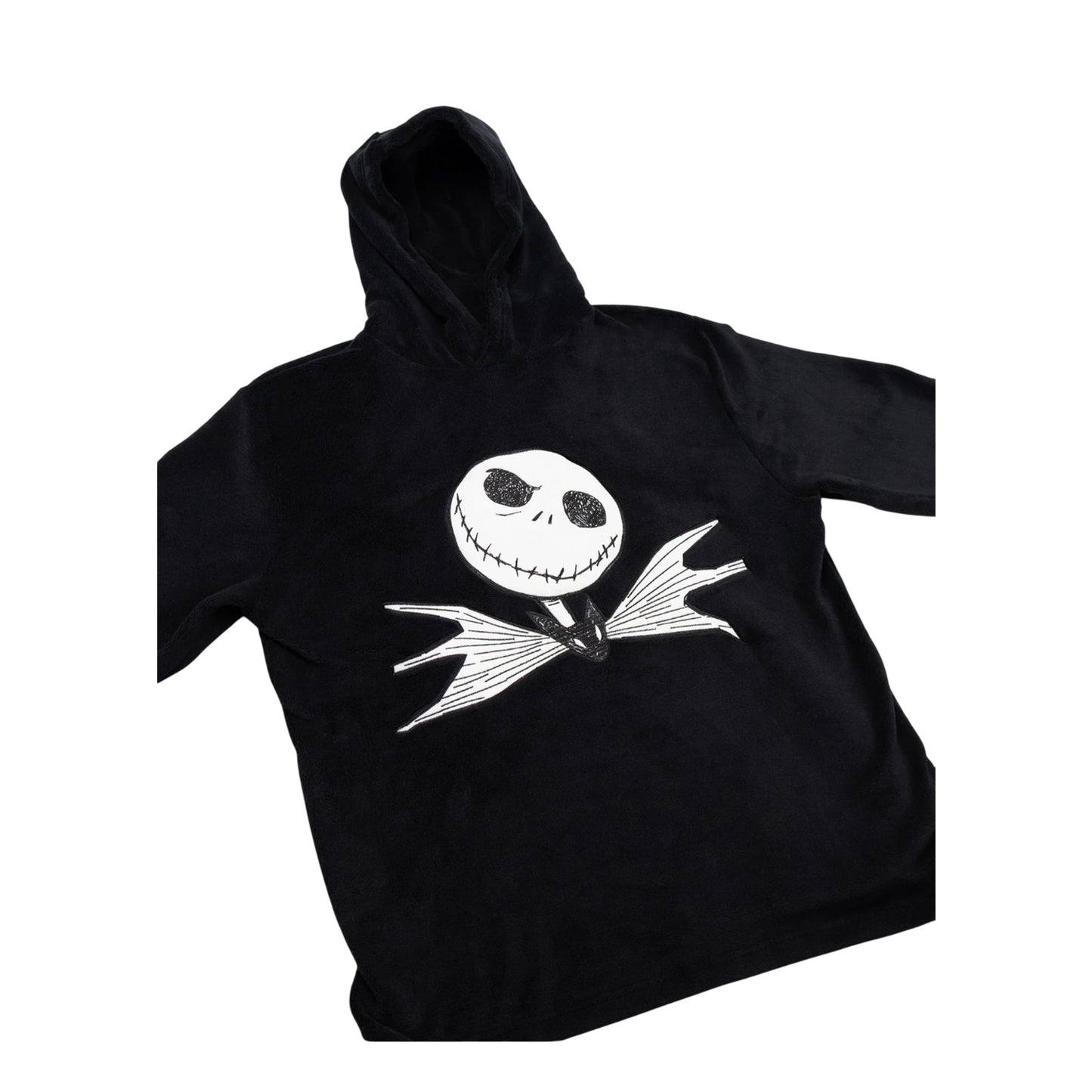 Black - Back - The Nightmare Before Christmas Mens Face Long-Sleeved Long Pyjama Set