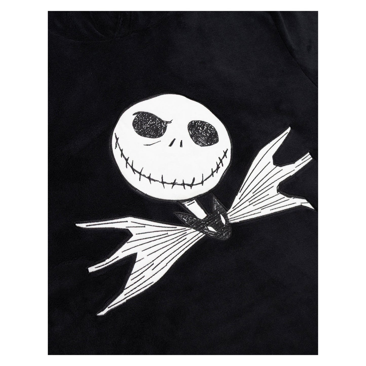 Black - Side - The Nightmare Before Christmas Mens Face Long-Sleeved Long Pyjama Set