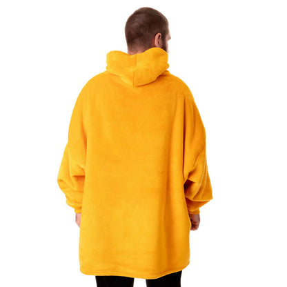 Orange - Back - Garfield Unisex Adult Face Oversized Blanket Hoodie