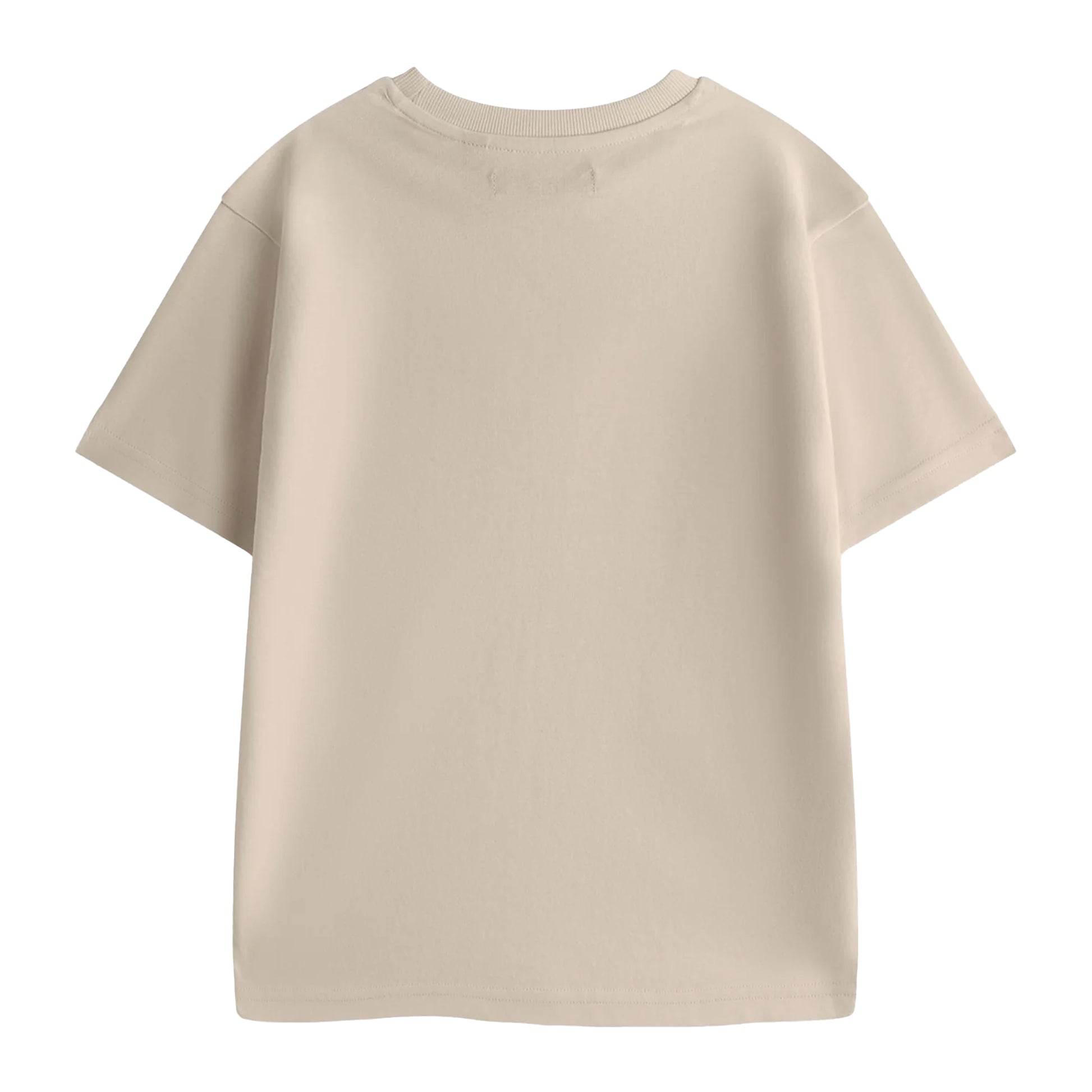 Beige - Back - Stranger Things Childrens-Kids Hawkins Tigers Short-Sleeved T-Shirt
