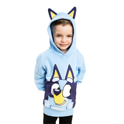 Blue - Lifestyle - Bluey Childrens-Kids Character Hoodie