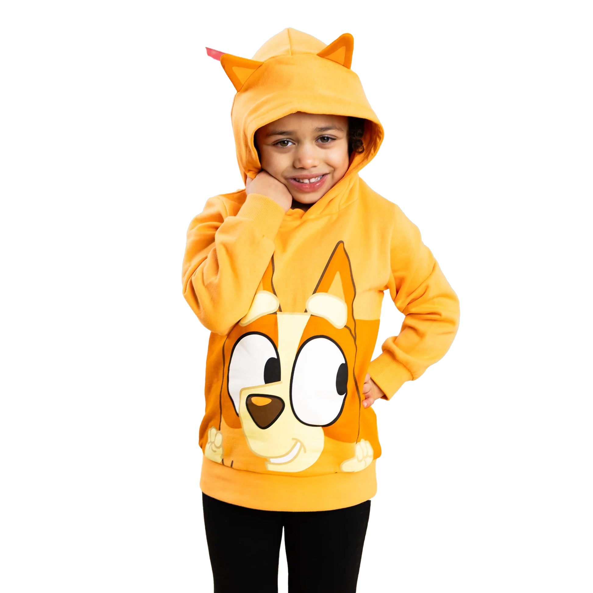 Orange - Lifestyle - Bluey Childrens-Kids Bingo Hoodie