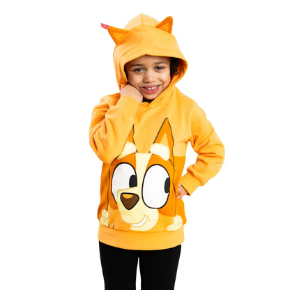 Orange - Lifestyle - Bluey Childrens-Kids Bingo Hoodie