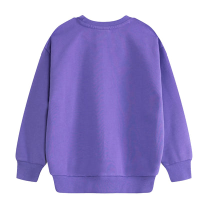 Purple - Back - Room On The Broom Childrens-Kids Characters Sweatshirt