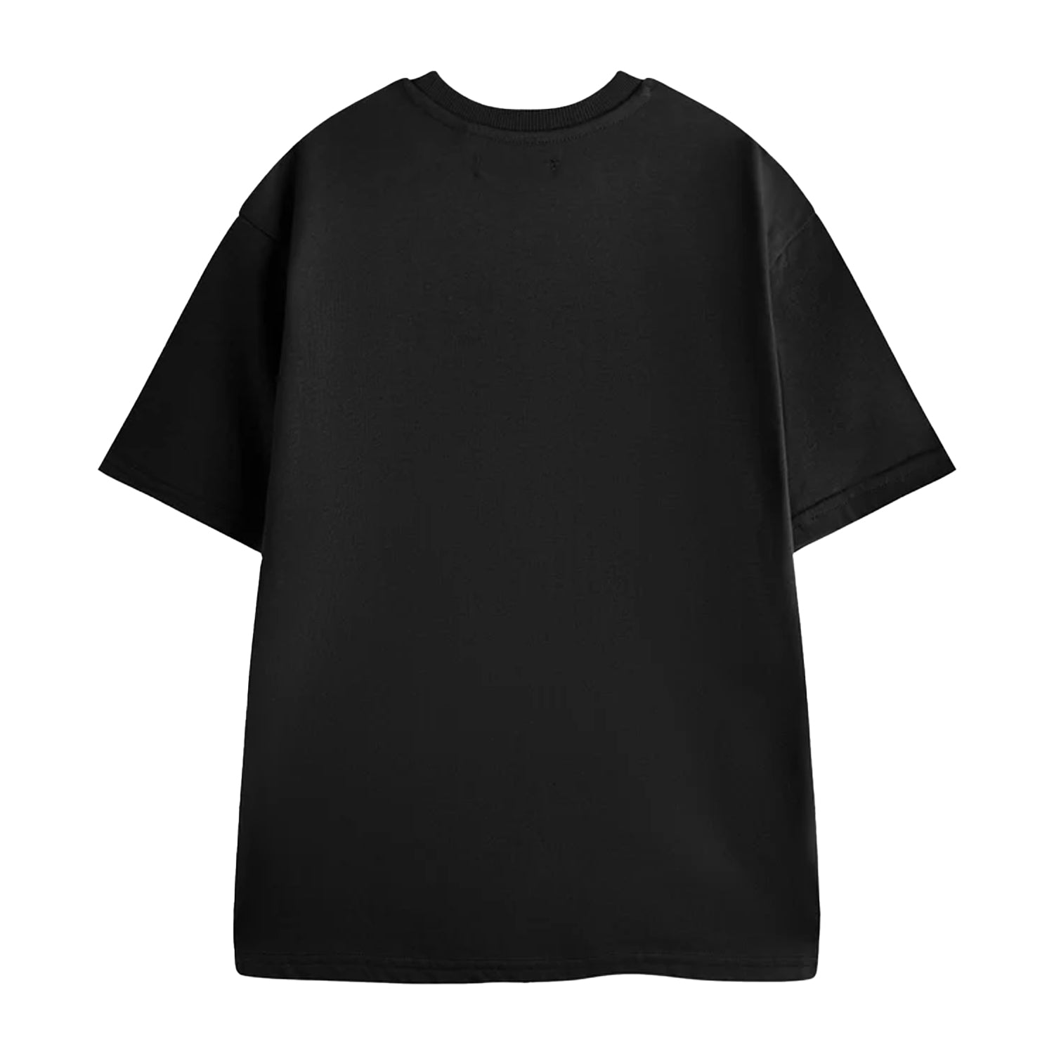 Black - Back - Pingu Unisex Adult Character Face Short-Sleeved T-Shirt