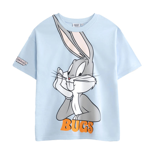 Blue - Front - Looney Tunes Boys Bugs Bunny T-Shirt