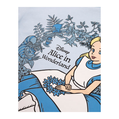 Blue - Side - Alice In Wonderland Girls Alice Short-Sleeved T-Shirt