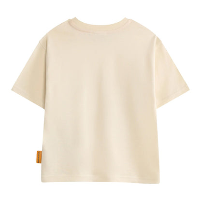 Beige - Back - The Highway Rat Childrens-Kids Short-Sleeved T-Shirt