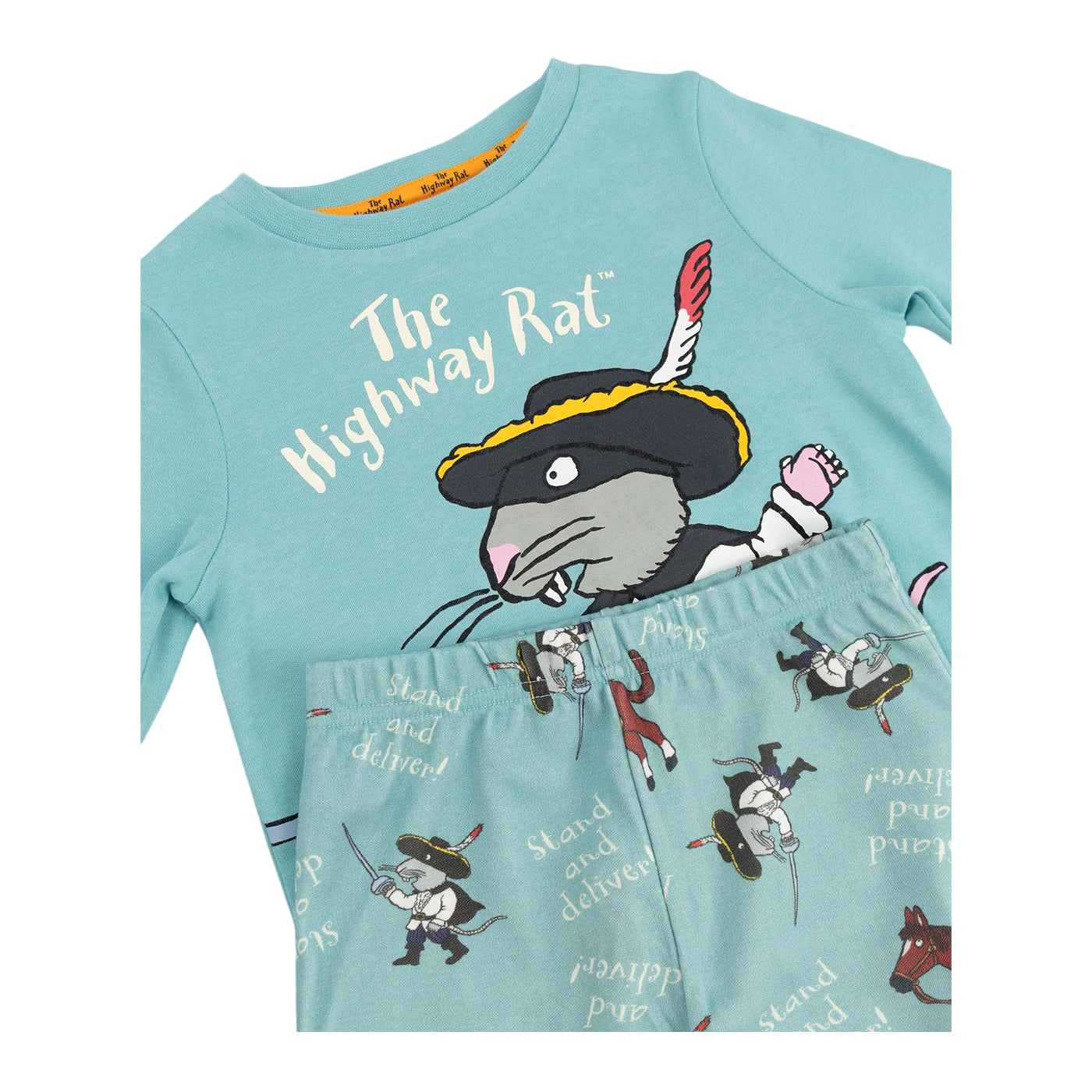 Blue - Lifestyle - The Highway Rat Childrens-Kids Character Long-Sleeved Long Pyjama Set