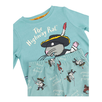 Blue - Lifestyle - The Highway Rat Childrens-Kids Character Long-Sleeved Long Pyjama Set