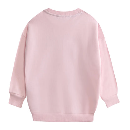 Pink-Cream - Back - Disney Girls Minnie Mouse & Daisy Sweatshirt & Jogging Bottoms Set