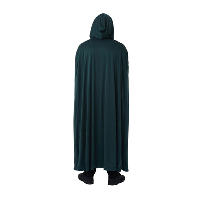 Green - Back - The Traitors Unisex Adult Hooded Cloak (Pack of 1)