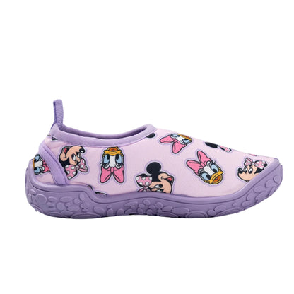 Purple - Back - Disney Girls Minnie Mouse & Daisy Water Shoes