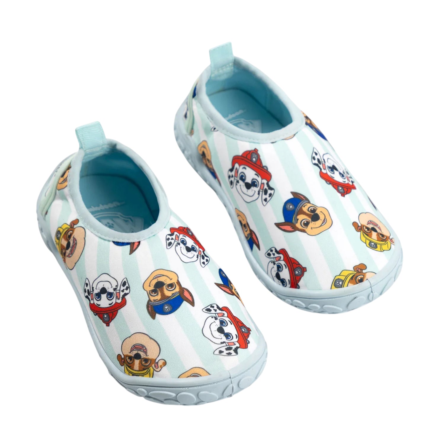 Blue - Front - Paw Patrol Boys Characters Stripes Water Shoes