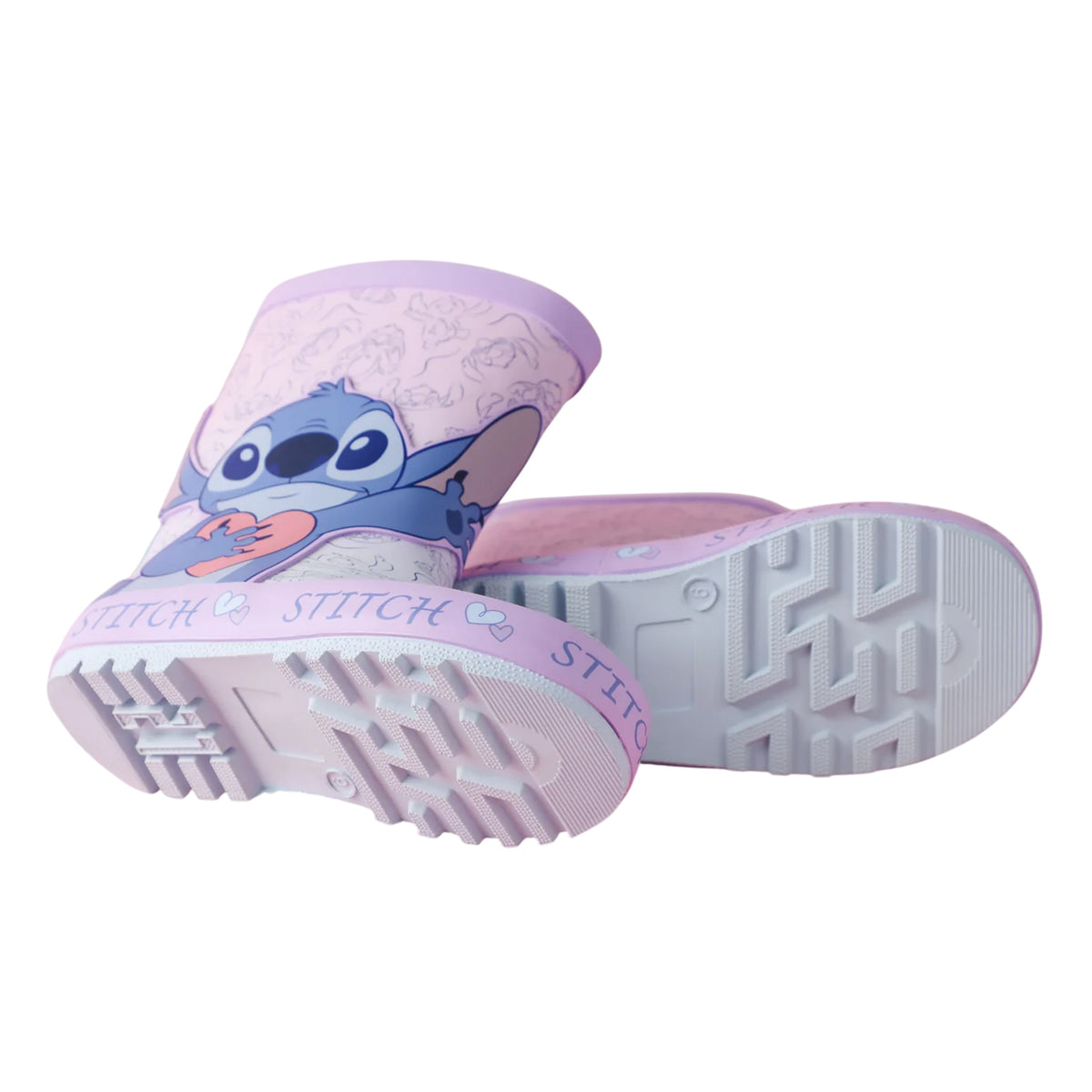 Purple - Lifestyle - Lilo & Stitch Girls Rubber Wellington Boots