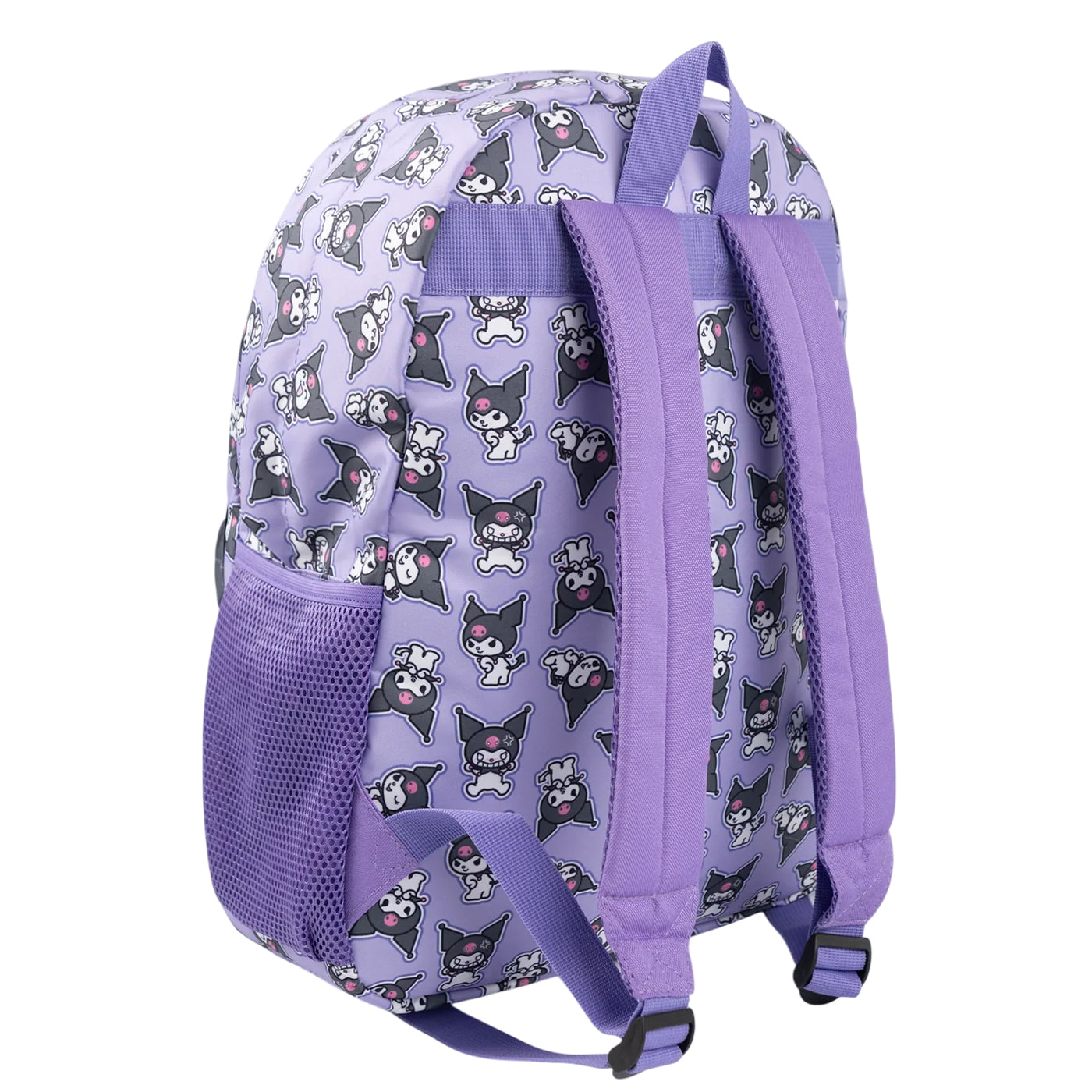 Purple - Back - Hello Kitty & Friends Girls Kuromi Backpack