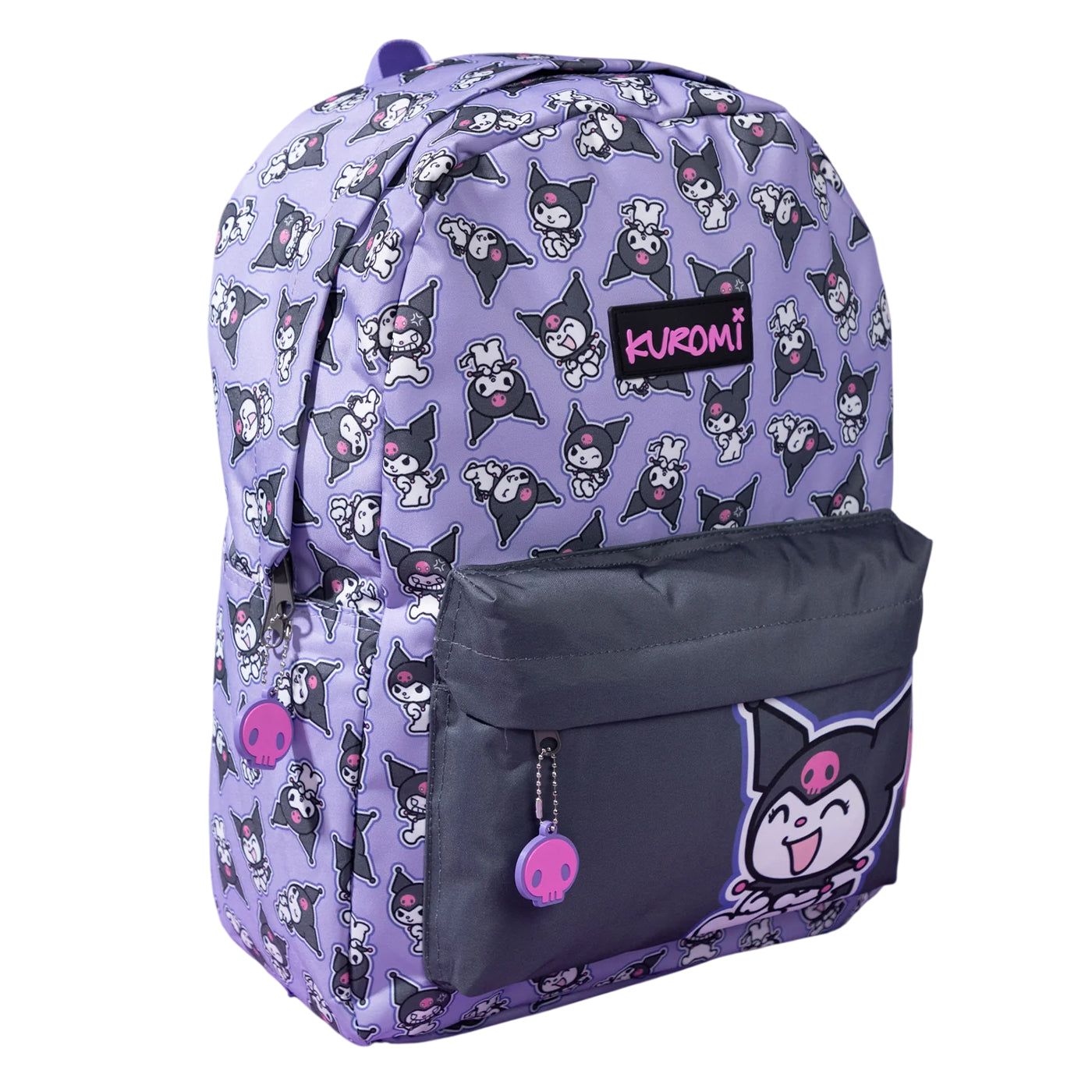 Purple - Side - Hello Kitty & Friends Girls Kuromi Backpack