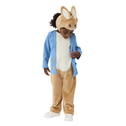Multicoloured - Side - Peter Rabbit Boys Head 3D Costume
