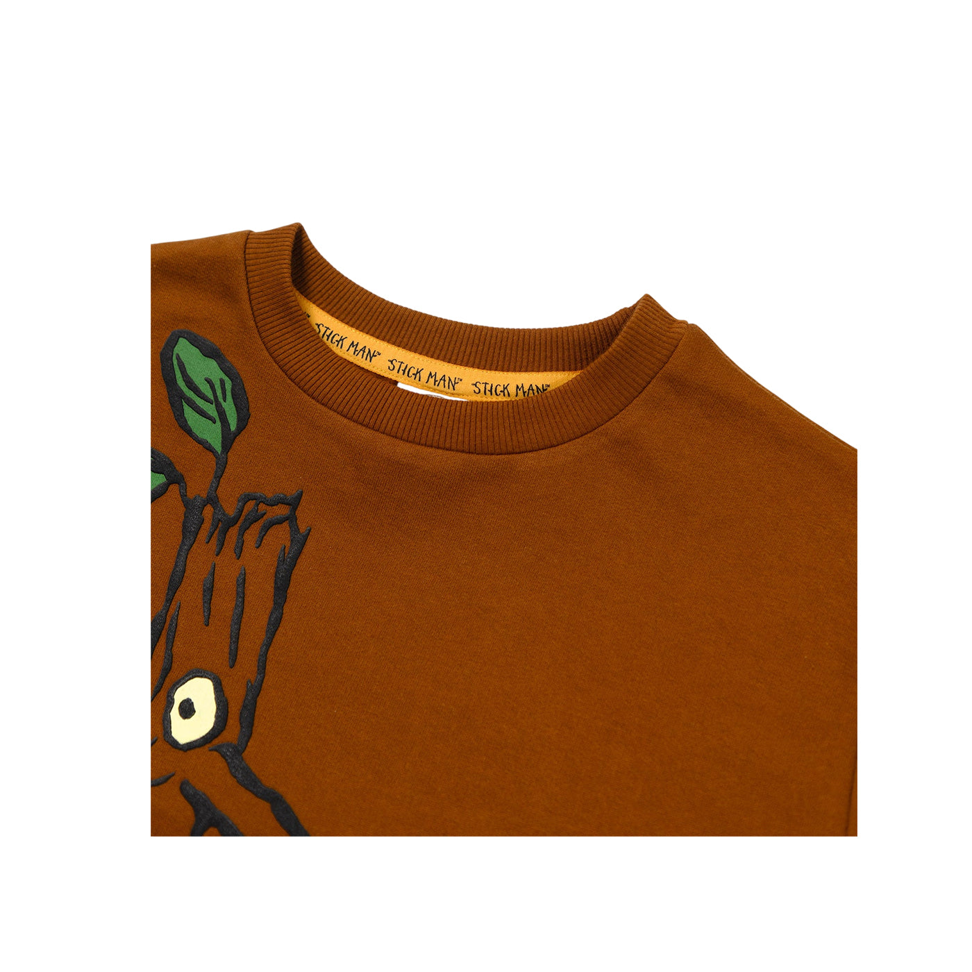 Brown - Lifestyle - The Gruffalo Childrens-Kids Stickman Cotton Sweatshirt