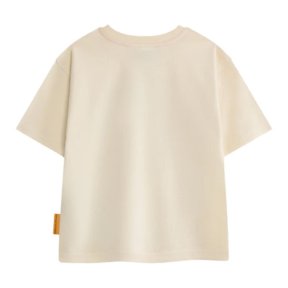 Beige - Back - Tabby McTat Childrens-Kids Purrrr-fect Short-Sleeved T-Shirt