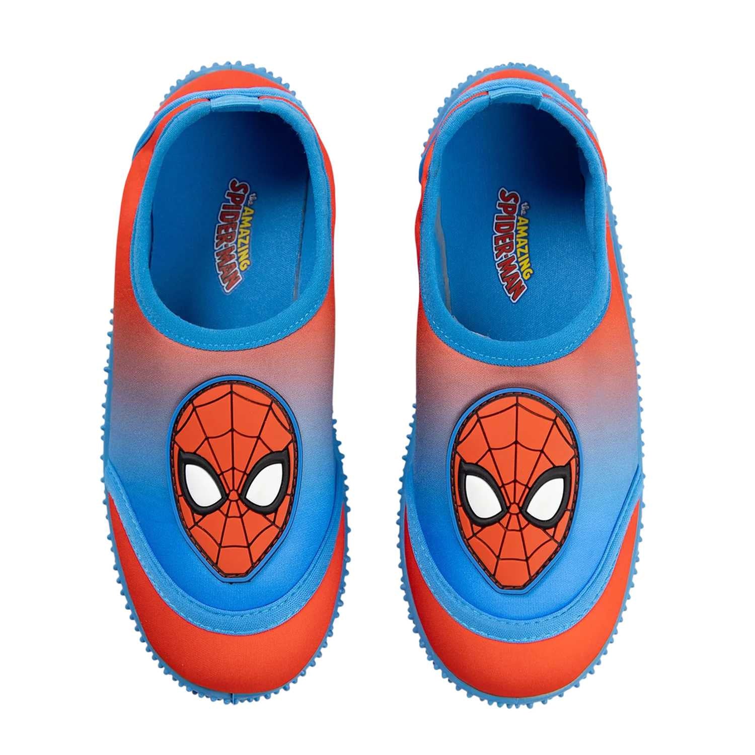 Red - Side - Spider-Man Boys Water Shoes