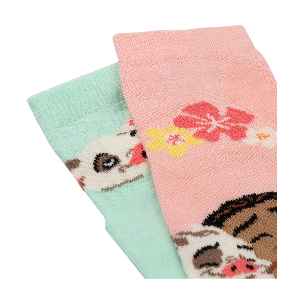 Multicoloured - Side - Moana Girls Moana Socks (Pack of 5)
