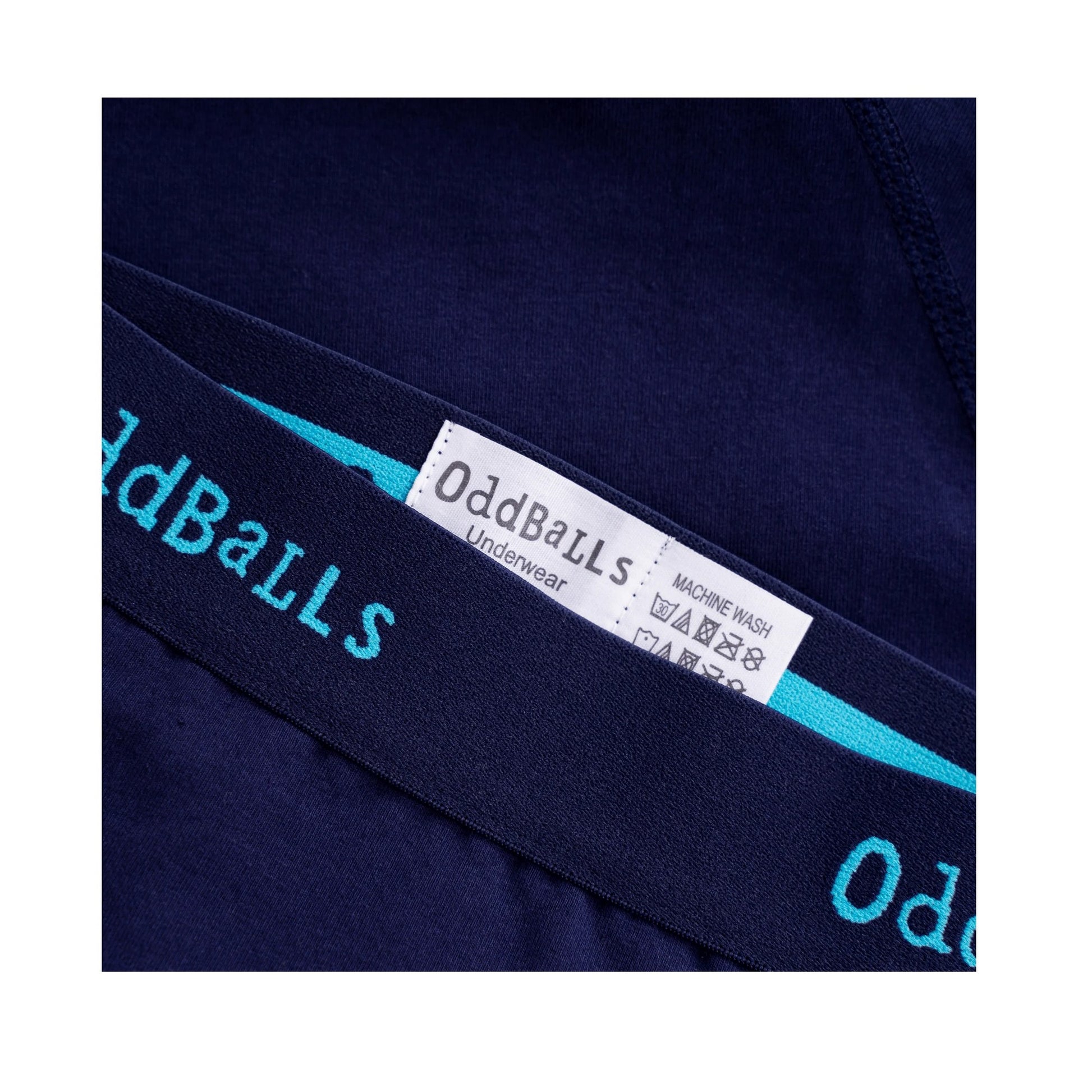 Midnight - Side - OddBalls Mens Plain Boxer Shorts