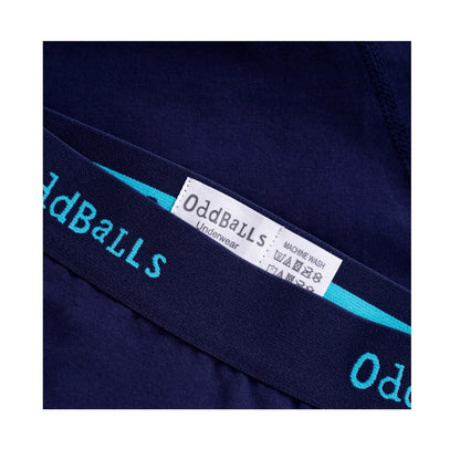 Midnight - Side - OddBalls Mens Plain Boxer Shorts
