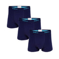 Midnight - Front - OddBalls Mens Plain Boxer Shorts (Pack Of 3)