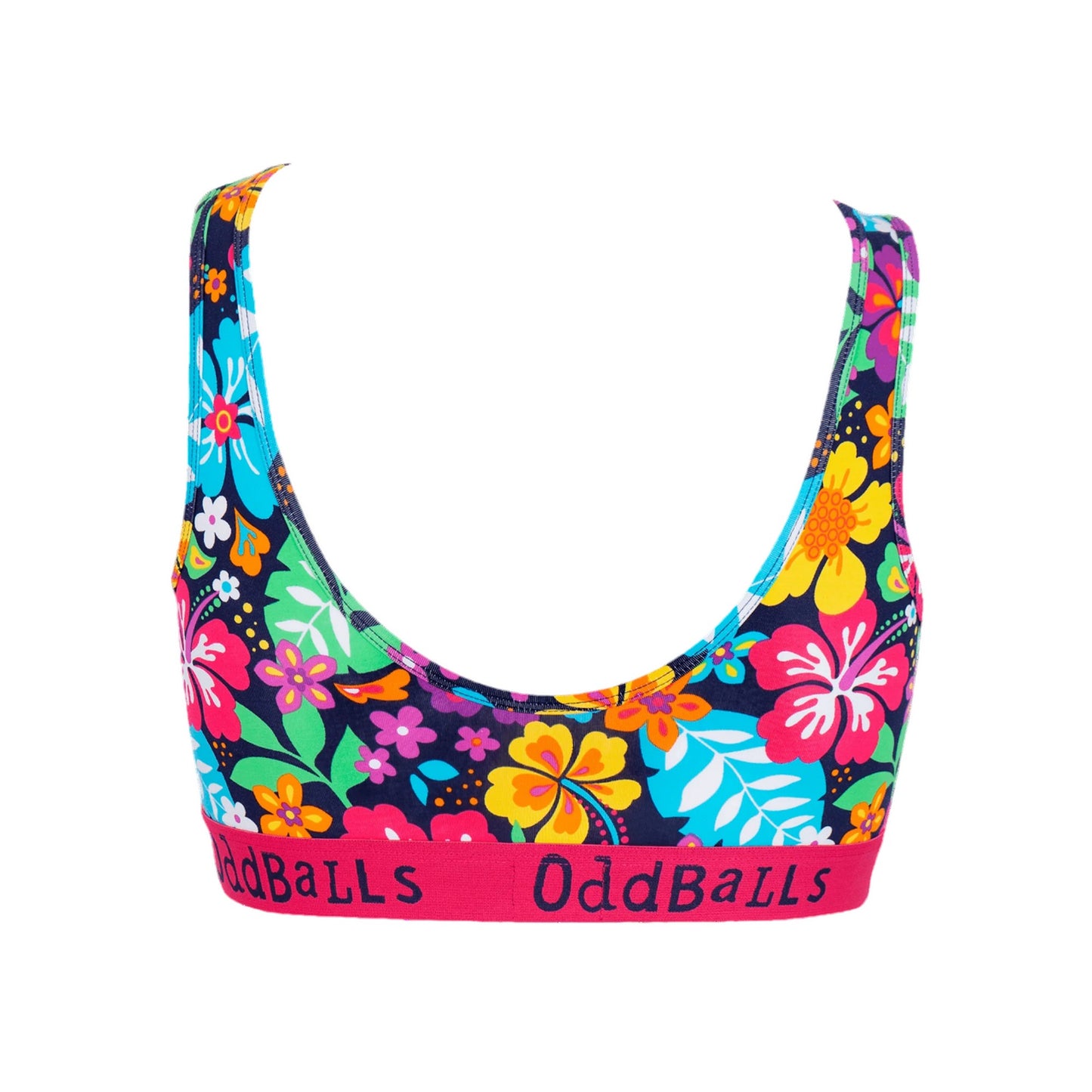 Multicoloured - Back - OddBalls Womens-Ladies Hawaii Bralette