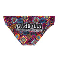 Multicoloured - Back - OddBalls Mens Bouquet Swim Briefs