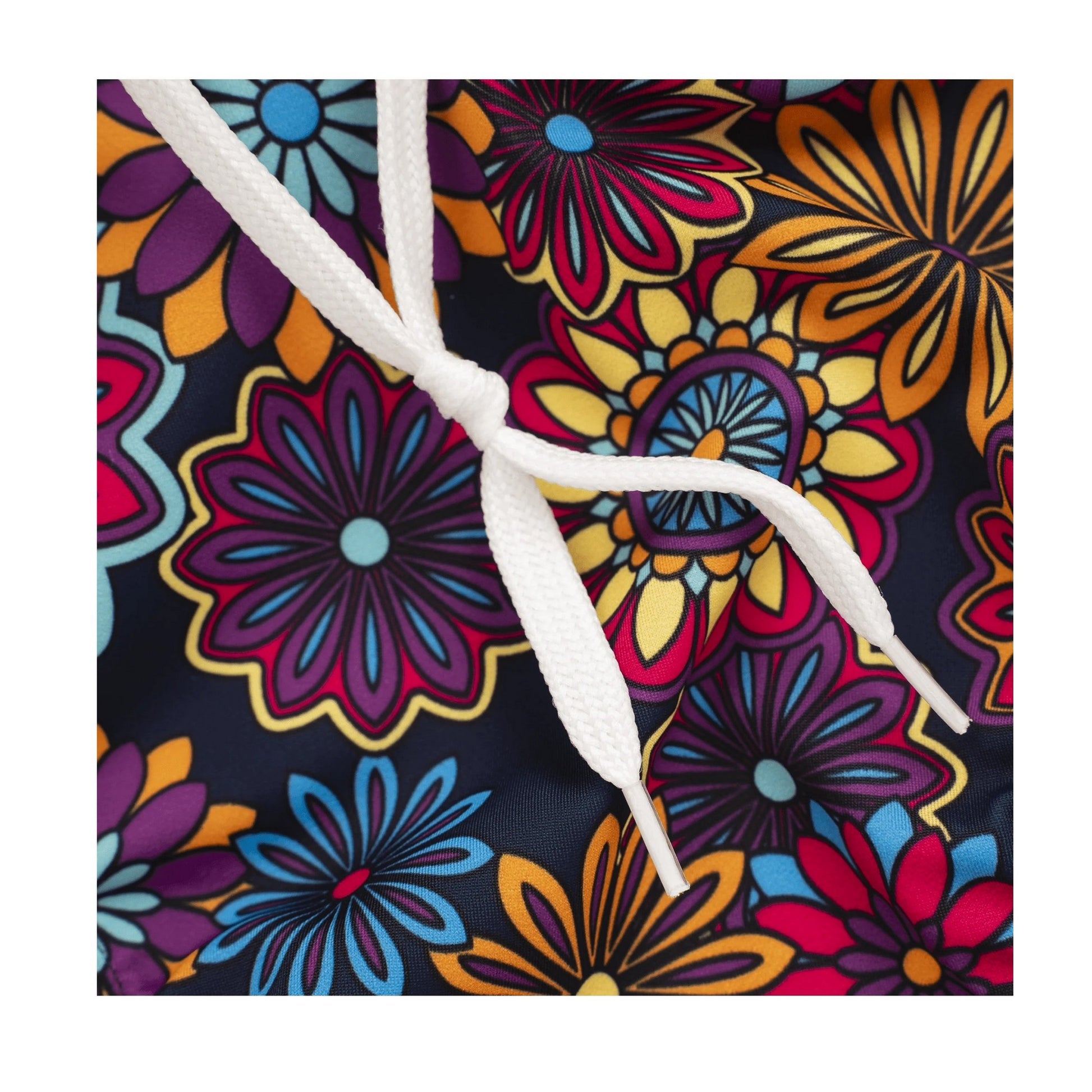 Multicoloured - Side - OddBalls Mens Bouquet Swim Briefs
