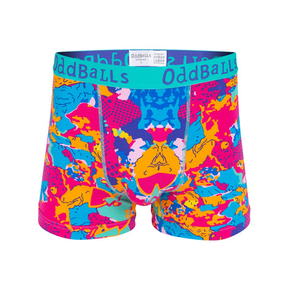 Multicoloured - Front - OddBalls Mens Arty Farty Boxer Shorts