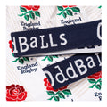 White-Red-Blue - Side - OddBalls Womens-Ladies Home England Rugby Bralette