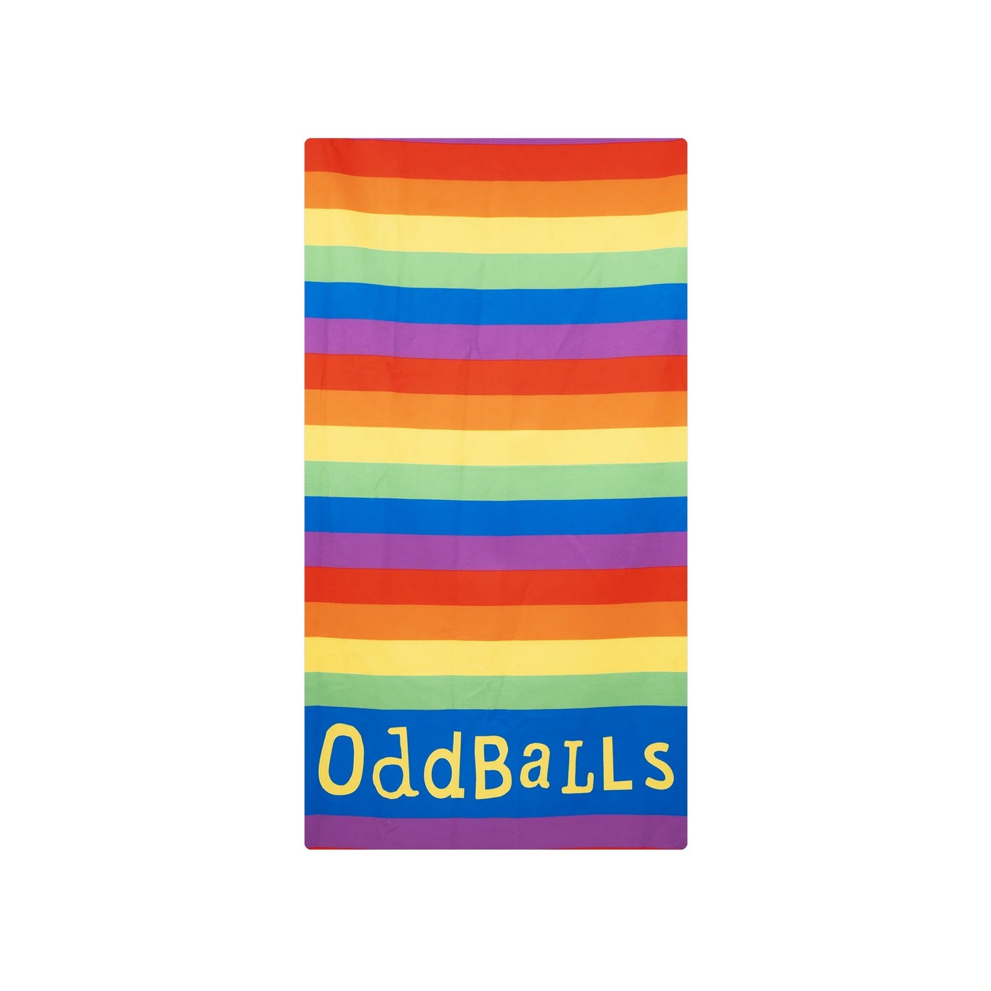 Multicoloured - Front - OddBalls Rainbow Beach Towel