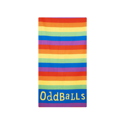Multicoloured - Front - OddBalls Rainbow Beach Towel