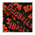 Red-Black - Side - OddBalls Womens-Ladies AC-DC Bralette
