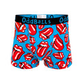 Blue-Red-Black - Front - OddBalls Mens The Rolling Stones Boxer Shorts